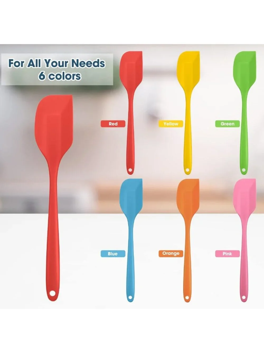 24 Pcs Mini Silicone Spatulas Set - 8.3 Inch, Cute Kitchen Utensils for Baking